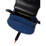 CHLOE MARCIE MEDIUM SADDLE BAG DEEP DENIM