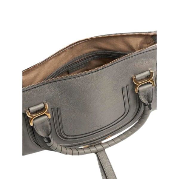 CHLOE MARCIE DOUBLE CARRY BAG CASHMERE GREY