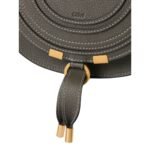 CHLOE MARCIE SMALL SADDLE BAG ELEPHANT GREY