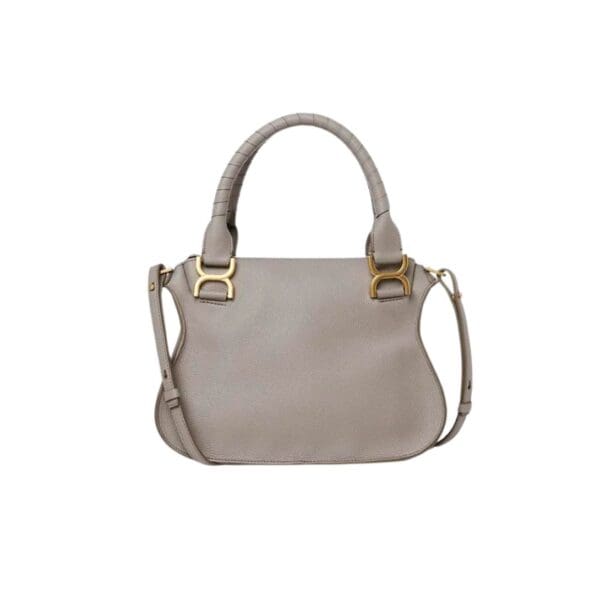 CHLOE MARCIE SMALL DOUBLE CARRY BAG CASHMERE GREY