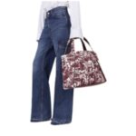 STELLA MCCARTNEY LOGO FUNGI FOREST TOILE DE JOUY TOTE BAG