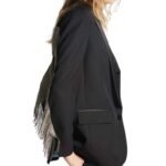 DSQUARED2 CRYSTAL FRINGED BLAZER