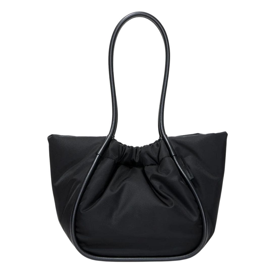 PROENZA LARGE RUCHED TOTE IN PUFFY NYLON BLACK