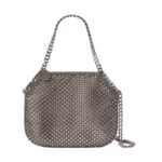 STELLA MCCARTNEY FALABELLA CRYSTAL MESH MINI TOTE BAG
