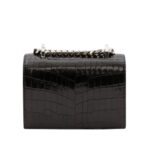 ALEXANDER MCQUEEN WOMANS MINI JEWELLED SATCHEL IN BLACKSILVER