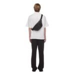 MCM MEDIUM FURSTEN BELT BAG IN MAXI MONOGRAM LEATHER BLACK