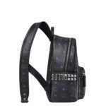 MCM SMALL STARK SIDE STUDS BACKPACK IN VISETOS BLACK