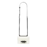 ALEXANDER MCQUEEN WOMANS MINI JEWELLED SATCHEL IN SOFT LVORY