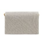 ALEXANDER MCQUEEN WOMANS THE BIKER SMALL SKULL BAG IN GRAYNAVY