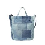 RALPH LAUREN PATCHWORK DENIM SHOPPER TOTE