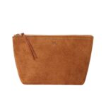 RALPH LAUREN ROUGHOUT SUEDE POUCH