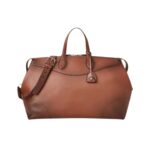 RALPH LAUREN VOYAGER BURNISHED CALFSKIN DUFFEL