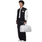 MCM OTTOMAR WEEKENDER BAG IN VISETOS WHITE