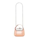 ALEXANDER MCQUEEN WOMENS THE JEWELLED HOBO MINI BAG IN LIGHT PINK