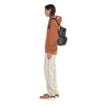 MCM SMALL-MEDIUM X BAPE STARK BACKPACK IN VISETOS BLACK