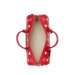 MCM OTTOMAR WEEKENDER BAG IN MAXI VISETOS CANDY RED