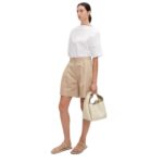 LA GARCONNE TOTÊME BUCKET BAG — MILK