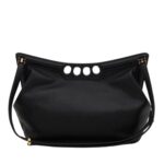 ALEXANDER MCQUEEN WOMENS THE PEAK BAG IN BLACK