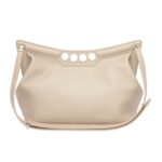 ALEXANDER MCQUEEN WOMENS THE PEAK BAG IN CAMEL