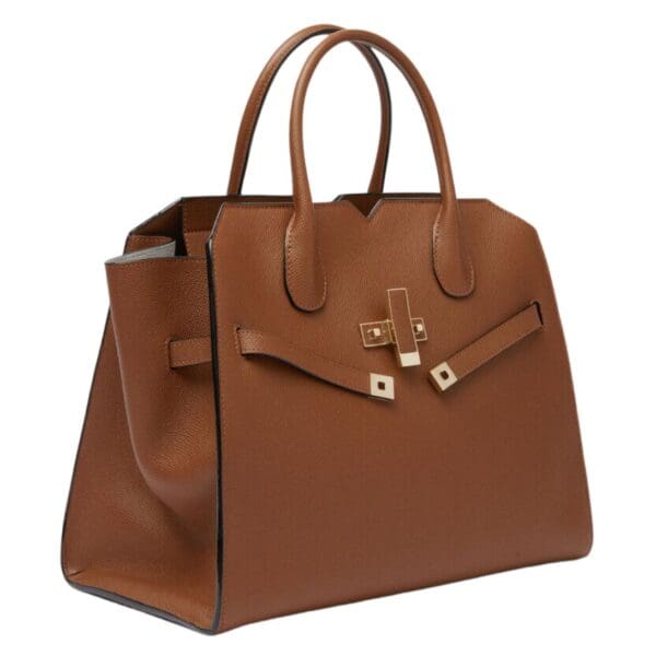 VALEXTRA MILANO TWO HANDLES MEDIUM BAG