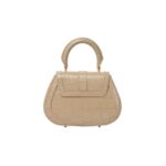 VERSACE CROC-EFFECT GRECA GODDESS MINI BAG