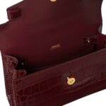 VERSACE CROC-EFFECT MEDUSA '95 HANDBAG