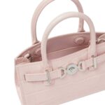 VERSACE CROC-EFFECT MEDUSA '95 MINI TOTE BAG