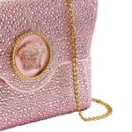 VERSACE CRYSTAL LA MEDUSA ENVELOPE CLUTCH