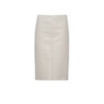 PRADA NAPPA LEATHER SKIRT