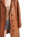 PRADA NAPPA LEATHER COAT