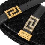 VERSACE GRECA GODDESS VELVET MINI BAG