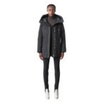 MACKAGE KINSLEE 2-IN-1 OVERSIZED DOWN PARKA WITH BIB AND NATURAL FUR