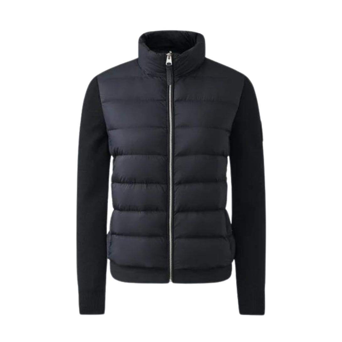 MACKAGE OCEANE RECYCLED HYBRID JACKET WITH RIB KNIT SLEEVES