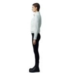 MACKAGE OCEANE RECYCLED HYBRID JACKET WITH RIB KNIT SLEEVES