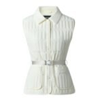 MACKAGE HELIA LIGHT DOWN VERTICAL QUILTED VEST