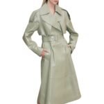 MACKAGE CARMELA LEATHER TRENCH WITH BELT