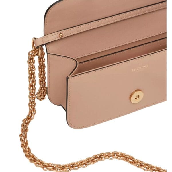 VALENTINO GARAVANI LOCÒ SMALL SHOULDER BAG WITH JEWEL LOGO