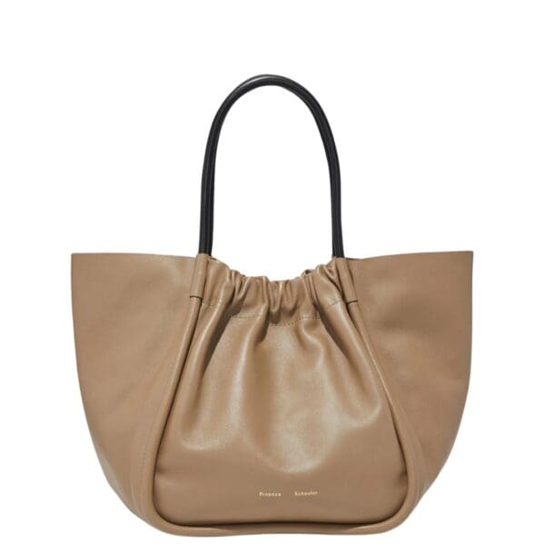 PROENZA XL RUCHED TOTE LIGHT TAUPE