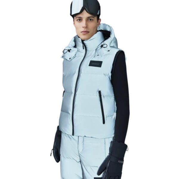 MACKAGE HUGH-RF DOWN VEST WITH REMOVABLE HOOD AND REFLECTIVE SHELL - Image 5