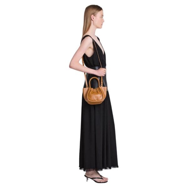 PROENZA MEDIUM DRAWSTRING SHOULDER BAG BLACK