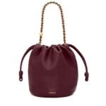 LOEWE FLAMENCO PURSE BUCKET BAG IN SOFT LAMBSKIN