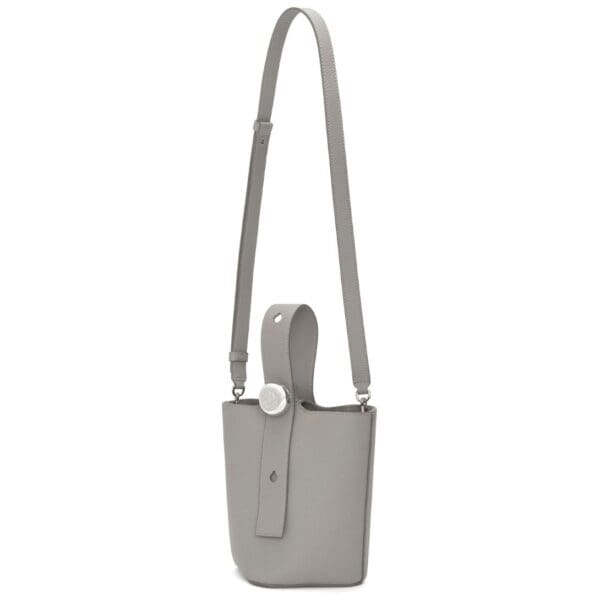 LOEWE PEBBLE MINI BUCKET BAG IN SOFT GRAINED CALFSKIN