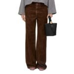 LOEWE PEBBLE MINI BUCKET BAG IN SOFT CALFSKIN