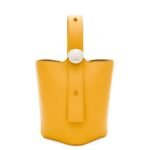 LOEWE PEBBLE MINI BUCKET BAG IN SOFT CALFSKIN