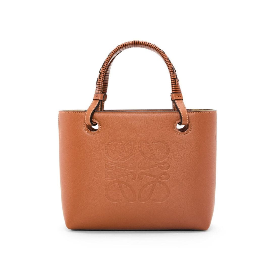 LOEWE ANAGRAM TOTE MINI BAG IN CLASSIC CALFSKIN