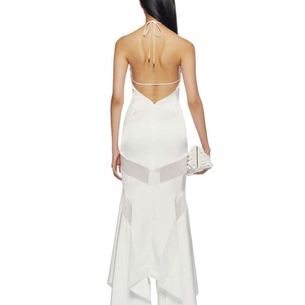 THE ATTICO ''SASKIA'' WHITE MIDI DRESS - Image 2