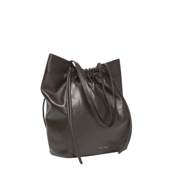 PROENZA DRAWSTRING TOTE DARK CHOCOLATE
