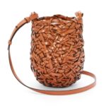 LOEWE SMALL NEST BASKET BAG IN CALFSKIN