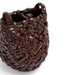 LOEWE SMALL NEST BASKET BAG IN CALFSKIN
