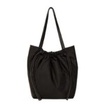 PROENZA DRAWSTRING TOTE IN NYLON BLACK
